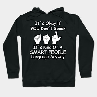 Asl American Sign Language Hoodie